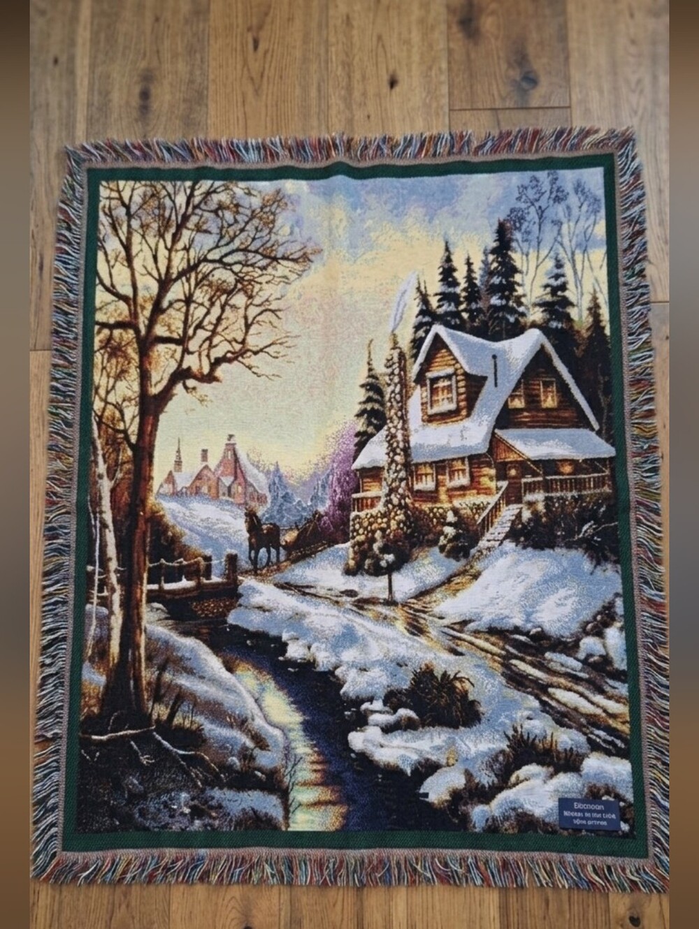 NWT Jubilee Tapestry Throw Blanket - "Reflections at Twilight"